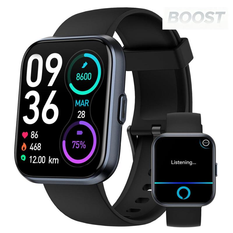 Boost 2026 Newest Smartwatch with Bluetooth Call Message Sync 24/7 ...