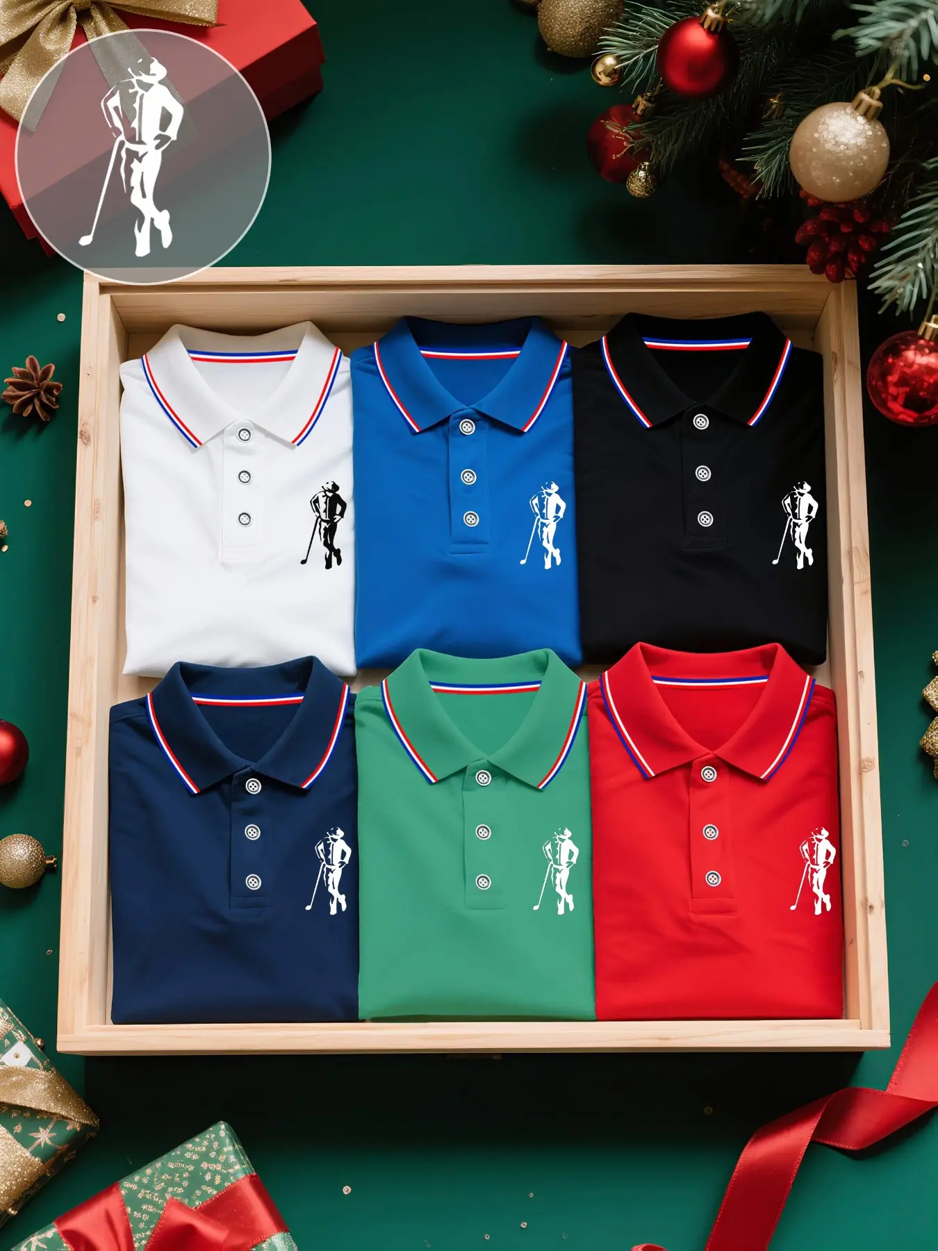 Men's New Polo Short Sleeve Knit T-Shirt Set, Golf Summer Men's Shirt, Fashion Print, Breathable Quick Dry Sports Wear, Casual Business Gym Commute