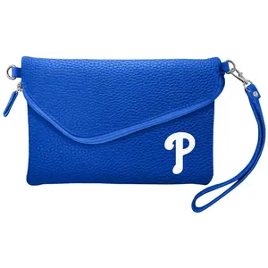 Little Earth MLB Pebble Fold Over Crossbody Pure
