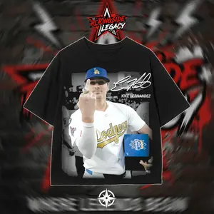 RingsideLegacy - Kike Hernandez "Versatile Playmaker" Baseball Premium 100% Cotton T-Shirt (Made In US), Big Game Hero Outfit, Sunday Night Baseball, All Around Player Shirt, Game Day Outfit, Gift For Baseball Fans, Sports Graphic Tee