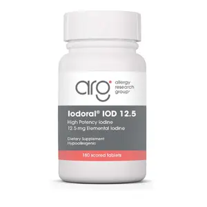 ARG Optimox Iodoral 12.5 mg Iodine & Potassium Iodide Tablets – Daily Mineral Supplement