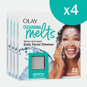 4 Pack Olay Gentle Cleansing Melts | 32 Count