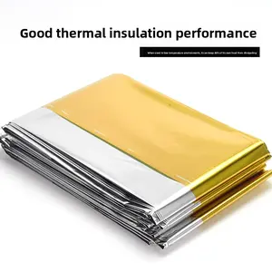 Outdoor thermal insulation blanket disaster relief event life-saving blanket survival self-rescue life-saving blanket cold protection sun protection anti-loss emergency equipment