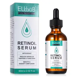 ELBBUB Retinol Serum 60ml with Hyaluronic Acid & Vitamin E Anti Aging for Skin Repair Fine Lines Wrinkles Suitable for All Skin Types