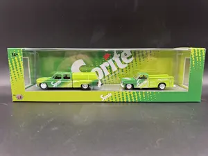 M2 Machines Auto-Haulers - Sprite Set - 1976 GMC Sierra 3500 and 1975 GMC Sierra Grande 15 - 1:64 Scale Diecast Model Set in Acrylic Display Box TW44 25-22