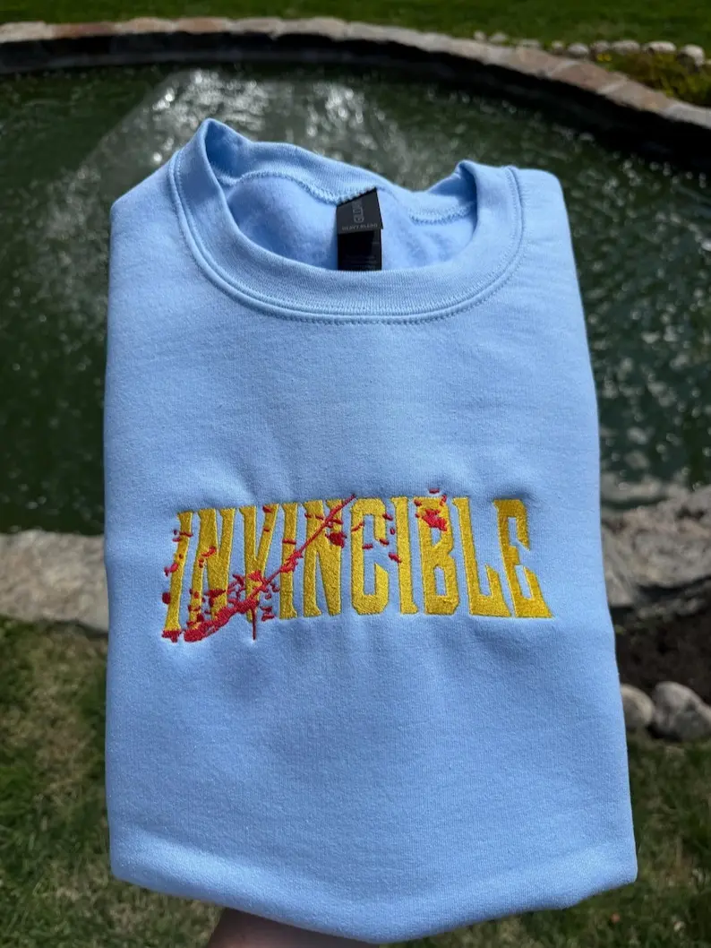 Vintage Fantastic  Embroidered Crewneck Sweatshirt, Embroidered Cartoon Design, Cute Gamer Gift Idea