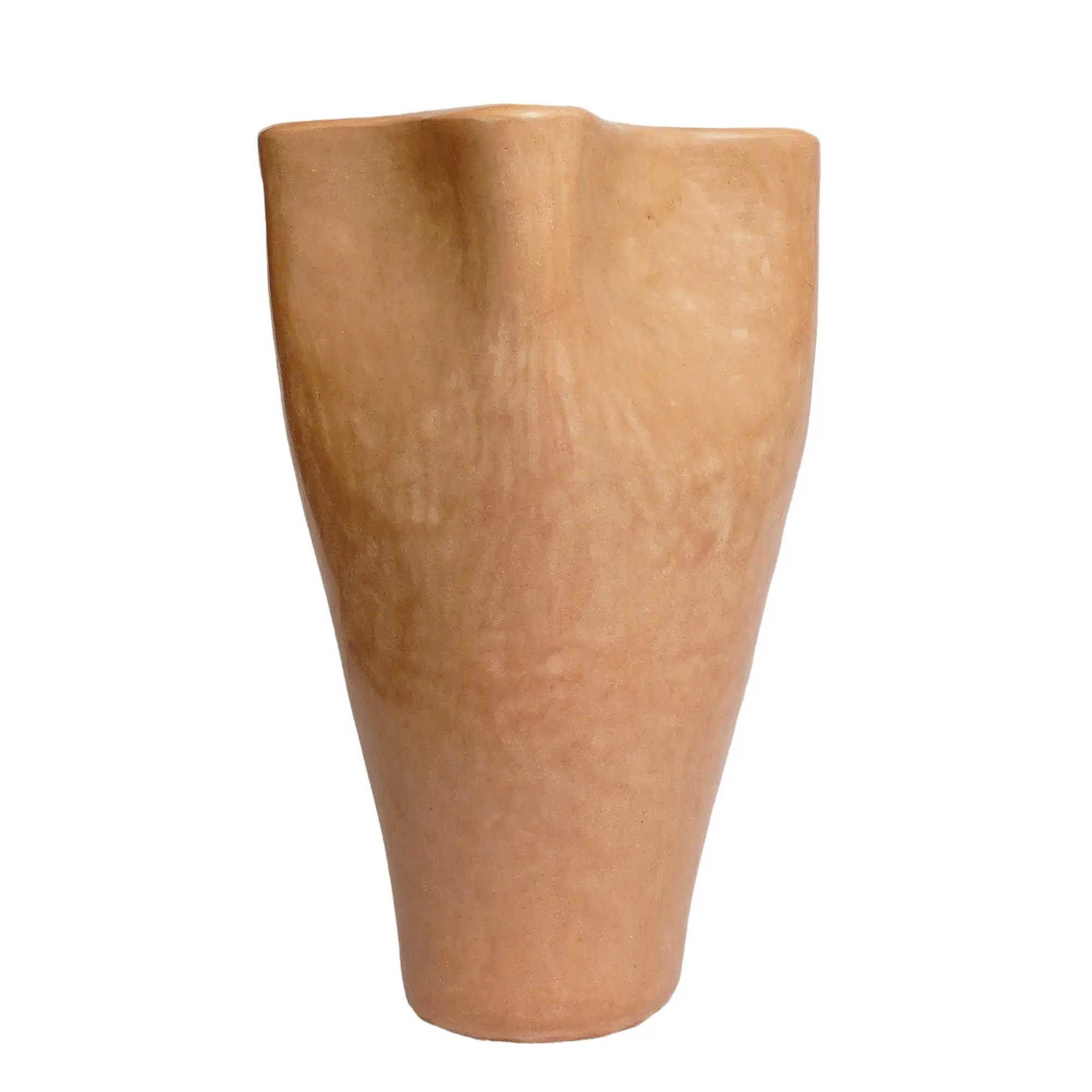 Tad Iza Vase | Moroccan Tadelakt organic form plaster vase