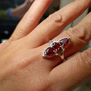 925 Silver Rings Fixed Size 8 Love Intention enhancer ring