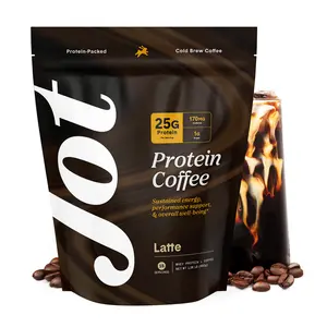 Jot High Protein Iced Coffee - Up to 25g Grass-Fed Protein - 170mg of Premium Cold Brew Coffee - Drinks Like Your Favorite Coffee, Not Like a Protein Shake