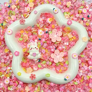 Splash Blossom - Supermix DIY Craft Mix – Resin Rhinestones, Glitter, Clay Slices & Charms for Slime, Decoden, Snow Globes & Resin Art