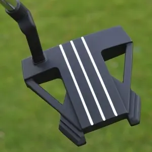 Oversized, Uniquely Shaped "Horn" Golf Putter - Low Center of Gravity - Men's Large-Head Putter (New Model: Enhanced Stability)