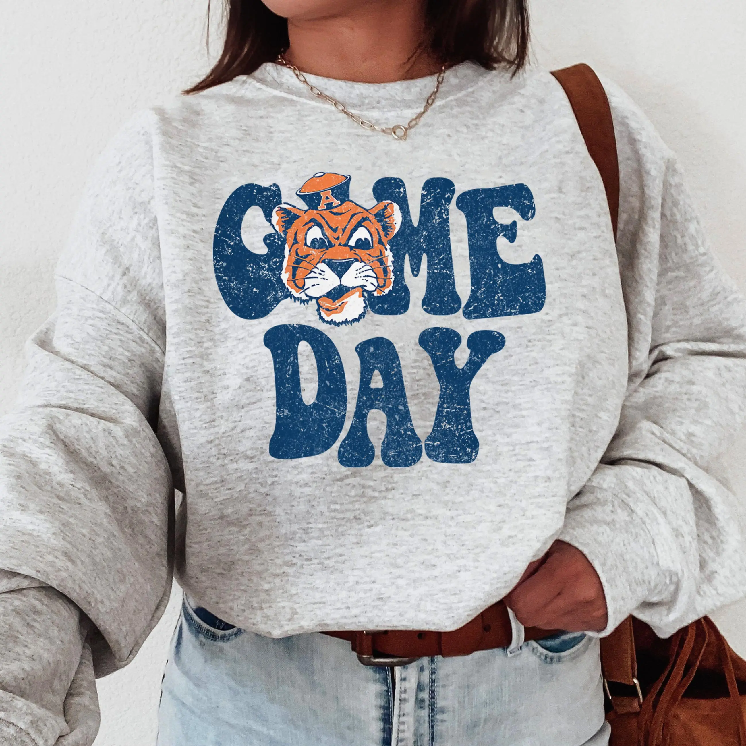 Game Day Vintage Sweatshirt, University Unisex Sweatshirt, Game Day Sweatshirt, Gift For Fans
