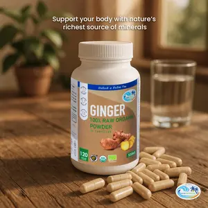 USDA-Certified Organic Ginger Capsules