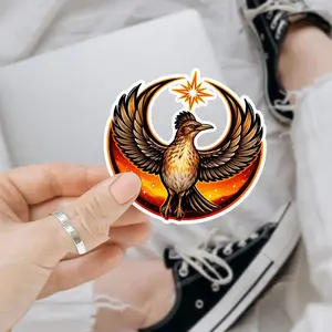 New Mexico Greater Roadrunner Resistance Vinyl Sticker, Symbolic Vigilance Emblem, NM State Bird Sticker