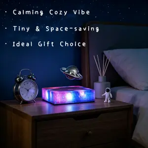 Magnetic Levitating UFO Lamp – Floating UFO LED Night Light, 360° Rotating Colorful Light for Bedroom Gaming Room quirky Decor, Cool Tech Gifts for Men Boys