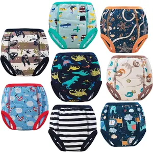 8 Pack Training Pants for Toddlers 2T-9T, Cotton Absorbent Underwear for Boys & Girls Toilet Potty Training