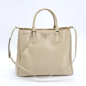 Pre-owned PRADA lux open vernice saffiano leather tall tote