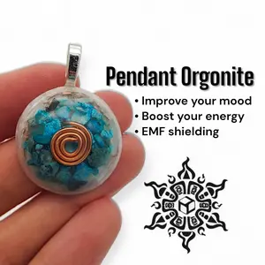 Orgone Pendant EMF Radiation SHIELD/ Orgone technology @solyorgon inspirational gift