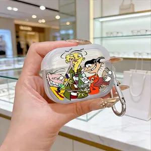 Cartoon Ed, Edd N Eddy Protective Case Cover for Apple AirPods 1/2/3/4/pro/pro2, Tpu Texture, Lightweight & Durable, Anti-Scratch, Shockproof