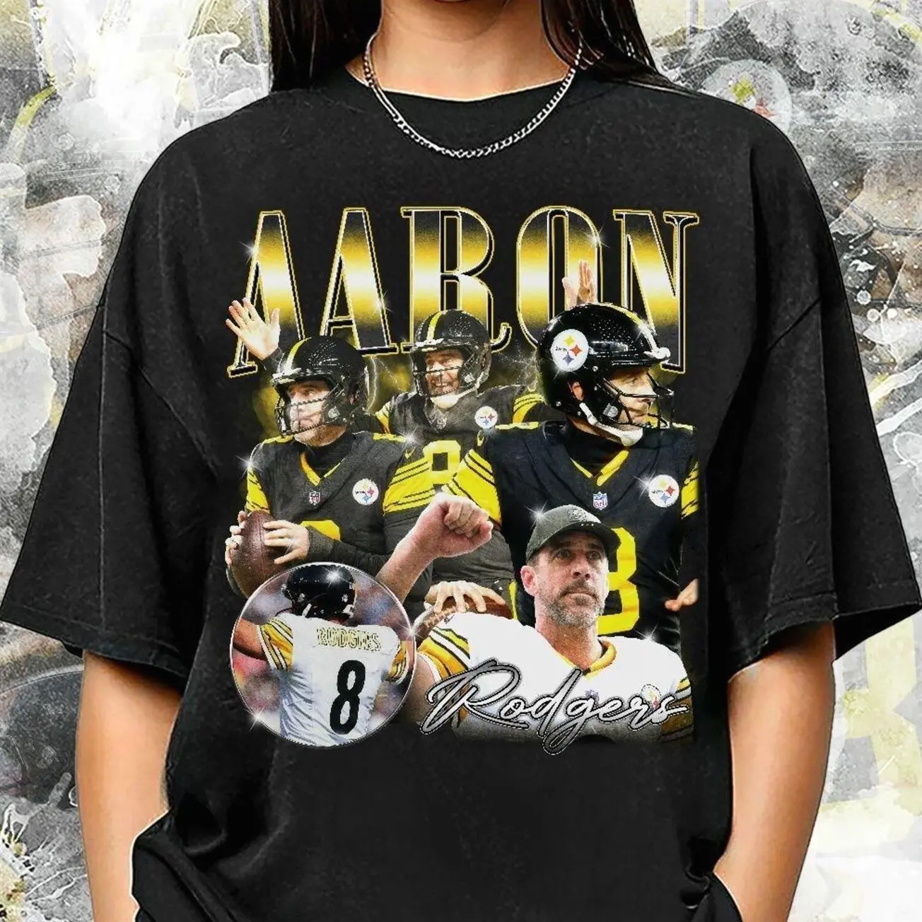 Vintage Aaron Rodgers Shirt, Vintage 90s Sport Shirt, Pittsburgh Football Shirt, Aaron Rodgers Tee, Game Day Retro 90s Shirt, Gift For Fans
