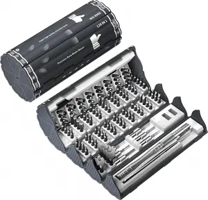128-in-1 Precision Screwdriver Kit, Magnetic Repair Tool Set with Torx, Hex & Multi-Bit Drivers for Phones, Laptops, Watches, Glasses & Electronics