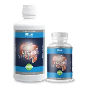 Bella All Natural - Liver Support Duo - Get 1 Liver Support Drink and 1 Liver Support Capsules