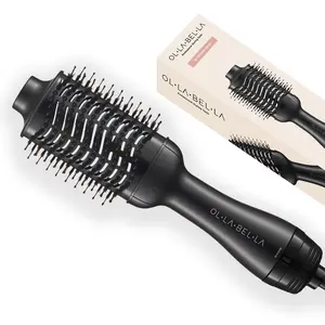 Olla Bella Volumizing Hair Blowdry Brush with Ionic Technology for Smooth Shiny Tangle-Free Hair - Adjustable Heat & Speed Settings - Salon-Quality Results at Home Blowoutdryerbrush