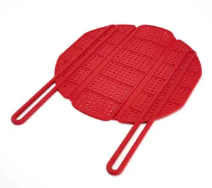 Kuhn Rikon 11.5 Diameter TrifoldSplatter Guard,Red