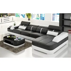 Grimdale Small Modern Leather Sectional