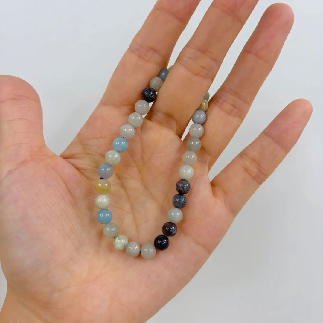 Julia(14217)gc.6 mm trolleite bracelet 10 pcs