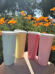 Set 4 basos con tapadera 16 oz set