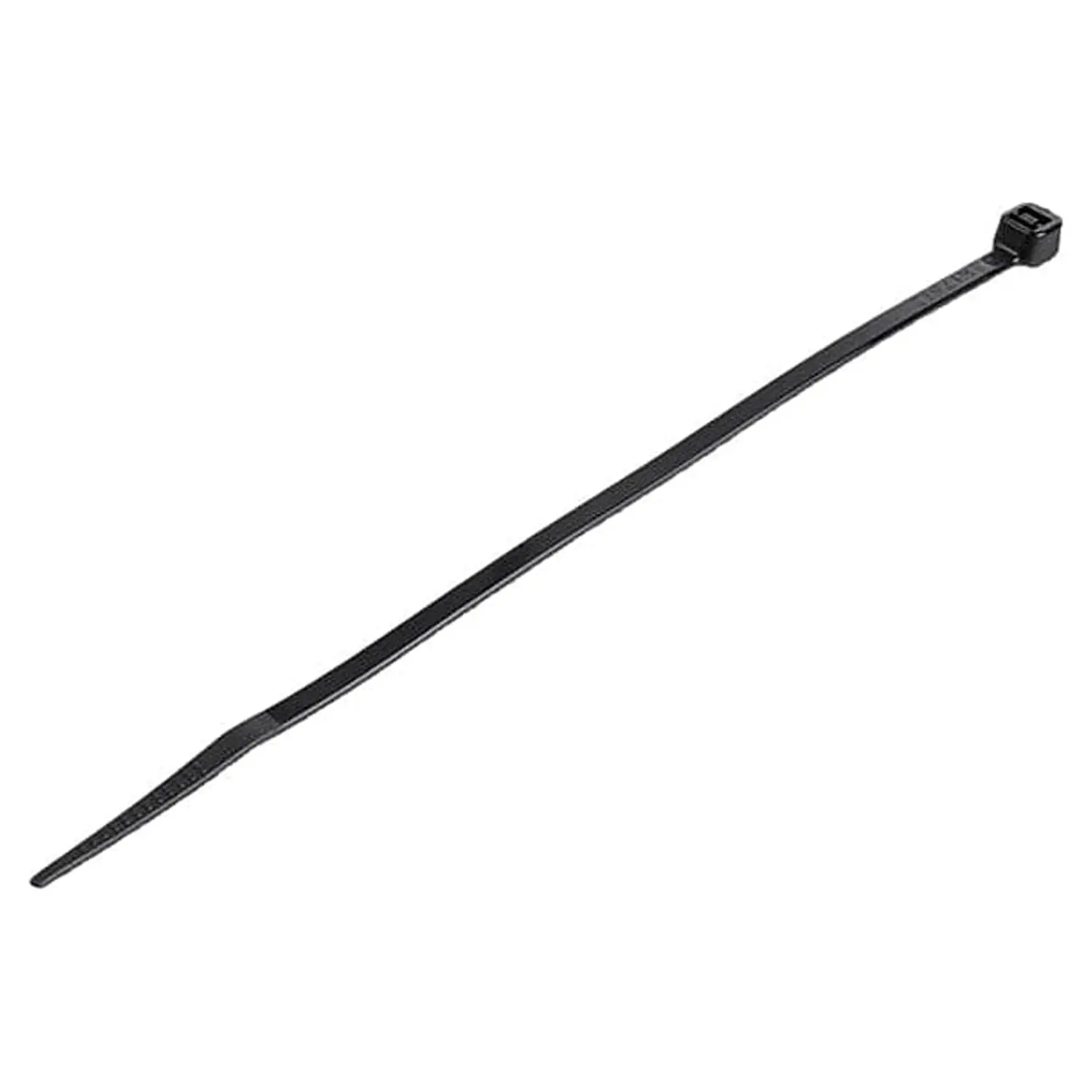 Startech Industrial Strength Nylon 66 Plastic Zip Cable Ties - Medium, Black, 100-Pack, 1 lbs, Wire Management Ties for Home Improvement Electrical Wire Securing & Cable Organization, 100 Black Cable Ties