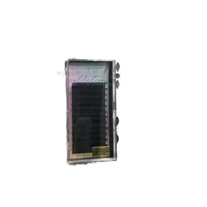 12Rows C cc D dd Natural Mink Eyelash Extension individual PBT Fake Eyelashes