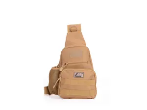 Outdoor Tactical Chest Sling Bag 3.6L Waterproof 900D Oxford Utility Pack- Khaki Color