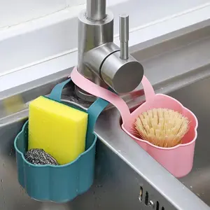 Basket for Kitchen Sink Drainage, Sink Rack, Kitchen Organizer, Multifunctional Hanging Drain Rack, Extendable Tableware Drying Rack, Plastic Sink Organizer, Fruit And Vegetable Basket, Drying Stand, Sink Drainage Rack, Soap And Sponge Holder.