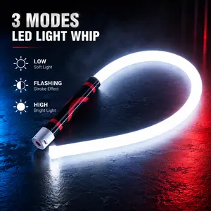 Generic Rechargeable Flexible LED Inspection Light 30 Inch Bendable Work Light with 3 Modes for Car Maintenance Garage Repair and Workshop Tasks