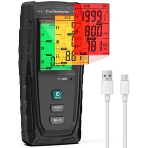 3 in 1 EMF Detector, Electromagnetic Field  Detector for EF, RF, MF, WiFi,5G Signal,Triple  Modes, Type-C , EMF Meter for , Office, and Paranormal Investigation