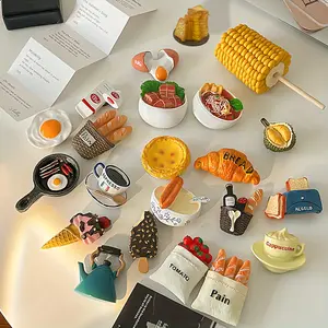 11PCS Set of Cute Refrigerator Magnets, Simulation Food Decorations for Kitchen, Office, and Home, Perfect for Mother's Day Gift