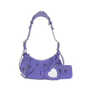 Pre-owned Balenciaga Lambskin Shoulder Bags Le Cagoule Lamb Shoulder Bag