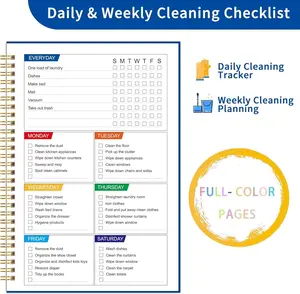 ADHD Cleaning Planner, Cleaning Schedule and Checklist