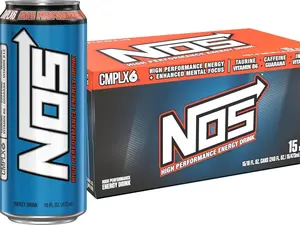 NOS Original: High Performance Energy Drink. 16 Fl oz (Pack of 15)