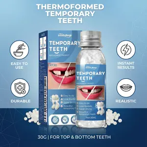 Moldable False Teeth Gel – Temporary Fillings & Tooth Repair | Shapeable Dental Gel for Cavities, Fillings, and Denture Fixing
