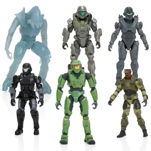 Halo Big Shot Battle Pack - Collectible Figures in Various Outfits in a Complete Packaging