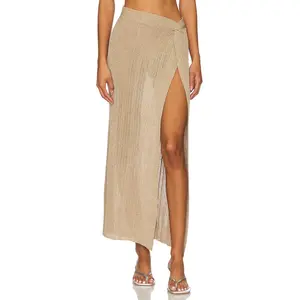 LSPACE Heart Of Gold Skirt in Metallic Gold