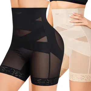 Women Shapewear Tummy Control Body Shaper High- Belly Cross Design, Control Waist Buttocks, Butt Lifting, Breathable Mesh Fabric