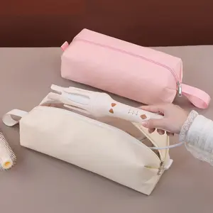 Portable Hair Dryer Storage Bag, Travel Curling Iron Straightener Protector Case, Essential Gadget Organizer for On-The-Go Use