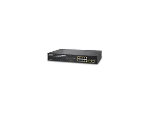 Planet GS-4210-8P2S 8-Port 10/100/1000T 802.3at PoE + 2-Port 100/1000X SFP Managed Switch