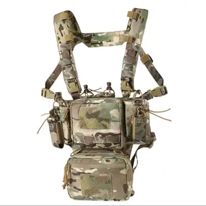 Votagoo Tactical Chest Rig, Adjustable Detachable Molle Miniature Chest Rig, Military Grade Gear, Durable & Lightweight Design