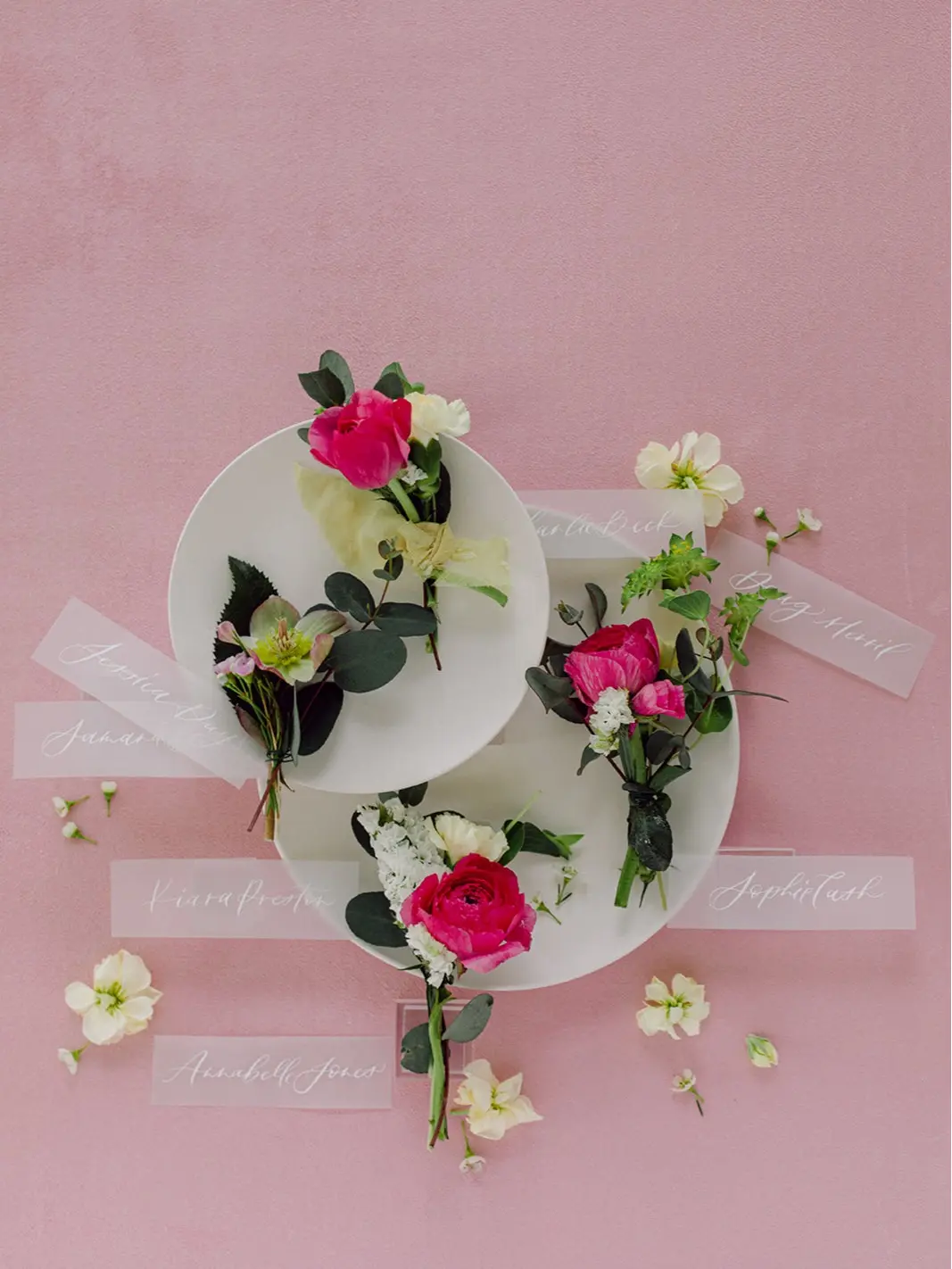 Dusty Pink Suede Flat Lay Styling Mat - Double Sided, Rollable Styling Surface. Mat Mood Boards created Easily!