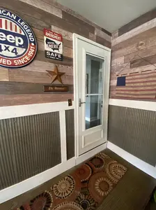 Colorado Corrugated Metal Wainscoting